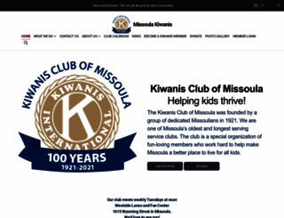missoulakiwanis.com screenshot