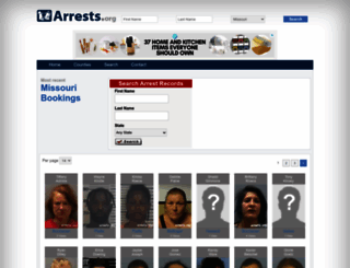 missouri.arrests.org screenshot