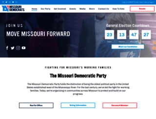 missouridemocrats.org screenshot