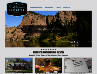 missouririverfishinglodge.com screenshot
