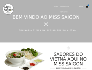 misssaigonrestaurante.com.br screenshot