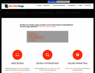 misswebdesign.com screenshot