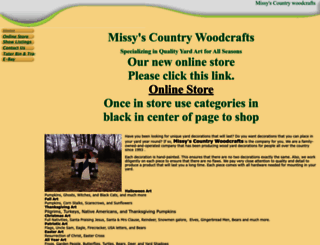 missyscountrywoodcrafts.com screenshot