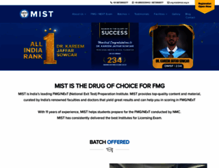 mist.org.in screenshot