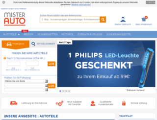 mister-auto.de screenshot