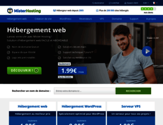 mister-hosting.com screenshot