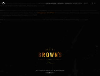 misterbrowns.com screenshot