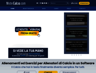 mistercalcio.com screenshot