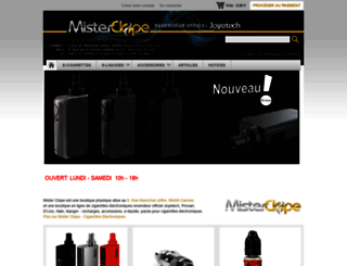misterclope.fr screenshot