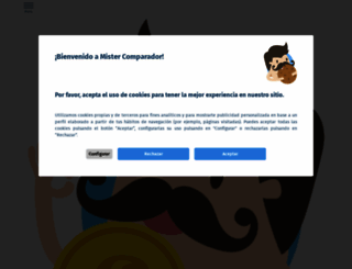 mistercomparador.com screenshot