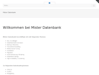 misterdatenbank.de screenshot