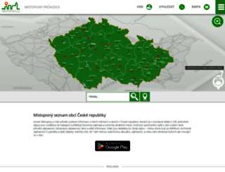 mistopisy.cz screenshot