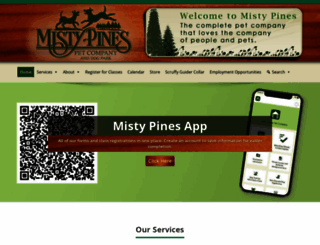 mistypinesdogpark.com screenshot