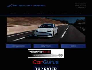 mitchellmillmotors.com screenshot