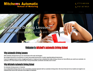 mitchells-automaticdrivinglessons.co.uk screenshot