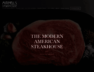 mitchellssteakhouse.com screenshot