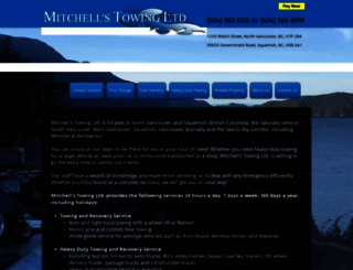 mitchellstowing.ca screenshot