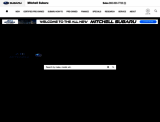 mitchellsubaru.com screenshot