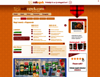 mitegyek.com screenshot