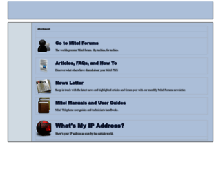 mitelforums.com screenshot