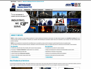 mithsagarelectronics.com screenshot