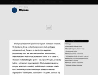 mitologia.klp.pl screenshot