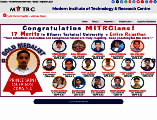 mitrc.ac.in screenshot