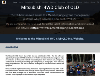 mitsu4wdclubqld.org screenshot
