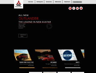mitsubishi-motors.co.in screenshot