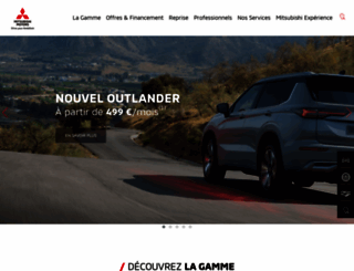 mitsubishi-motors.fr screenshot