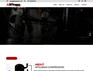 mitsubishicompressors.com screenshot