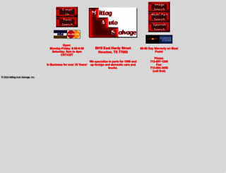 mittagautosalvage.com screenshot