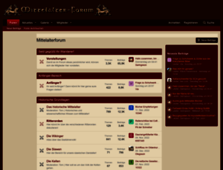 mittelalterforum.com screenshot