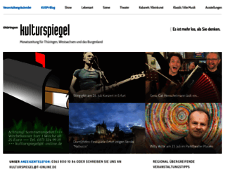 mitteldeutscher-kulturspiegel.de screenshot
