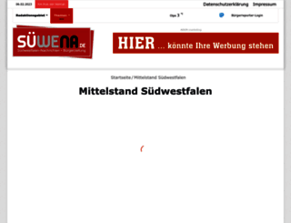 mittelstand-suedwestfalen.de screenshot
