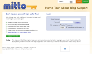 mitto.com screenshot