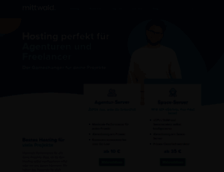mittwald.com screenshot