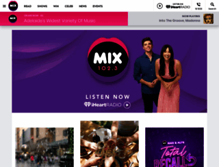 mix1023.com.au screenshot