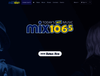 mix106.ca screenshot