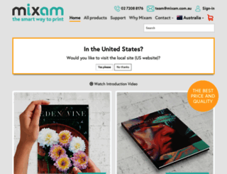 mixam.com.au screenshot