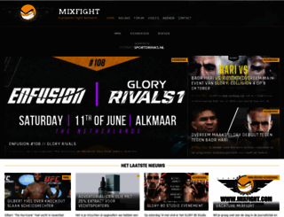 mixfight.nl screenshot