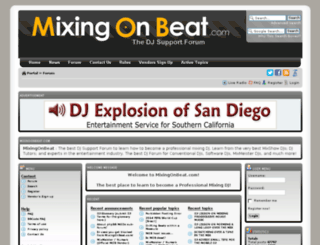 mixingonbeat.com screenshot