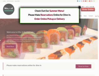 mixitrestaurant.com screenshot