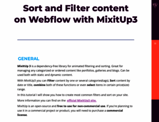 mixitup-webflow-tutorial.webflow.io screenshot