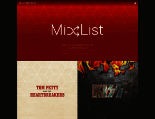 mixlist.com screenshot