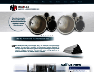 mixmaxaluminium.com screenshot