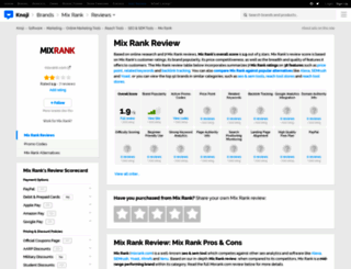 mixrank.knoji.com screenshot