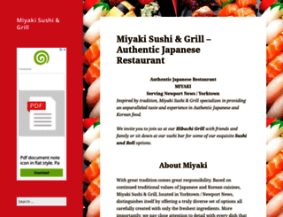 miyakisushiandgrill.com screenshot