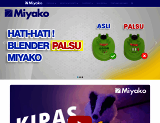miyako.co.id screenshot