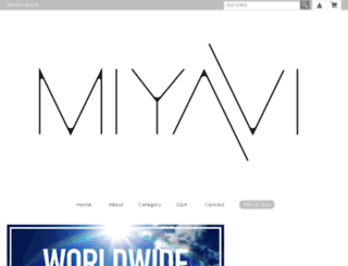 miyavi-shop.com screenshot